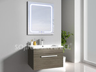 The multi-layer bathroom cabinet has a good feel and comfort