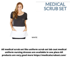 Medical scrub set in USA