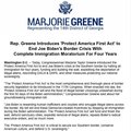 Marjorie Taylor Greene Introduced ‘Protect America First Act’ To