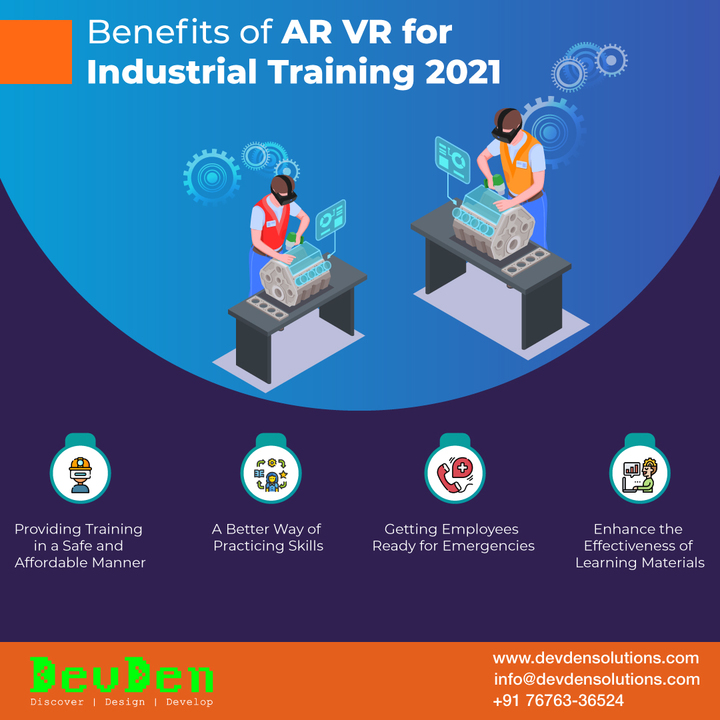 Benefits of AR VR for Industrial Training 2021