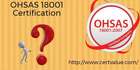 OHSAS 18001:2007 Occupational Health and Safety Management Cert